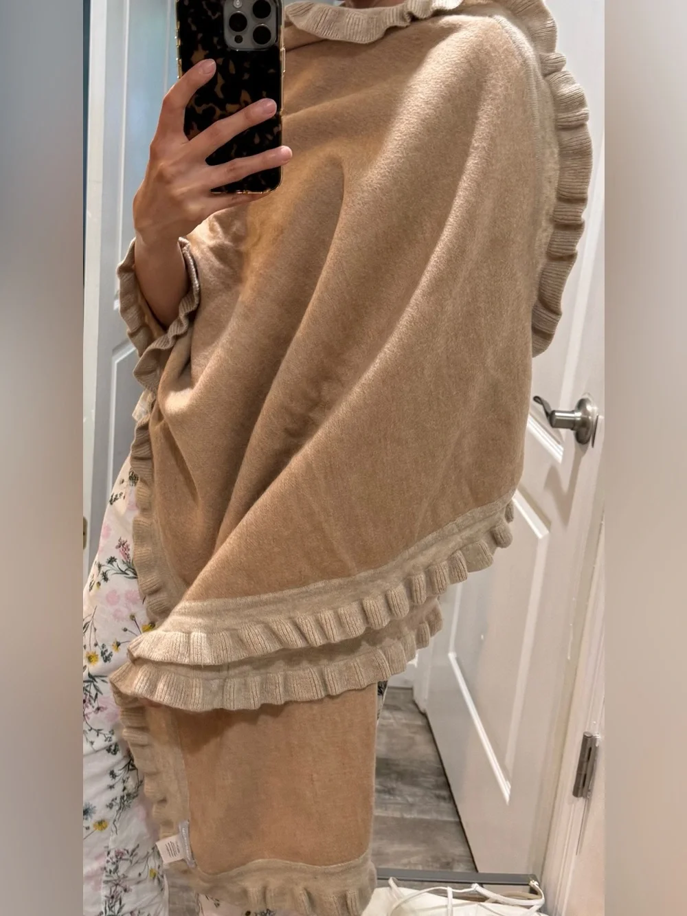 Nordstrom 100% Wool camel scarf/wrap